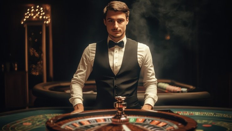 Flop tiga kartu komunitas dibagikan di Texas Hold'em Bonus